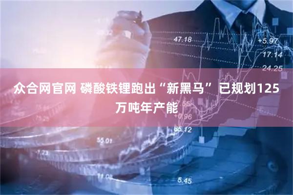 众合网官网 磷酸铁锂跑出“新黑马” 已规划125万吨年产能